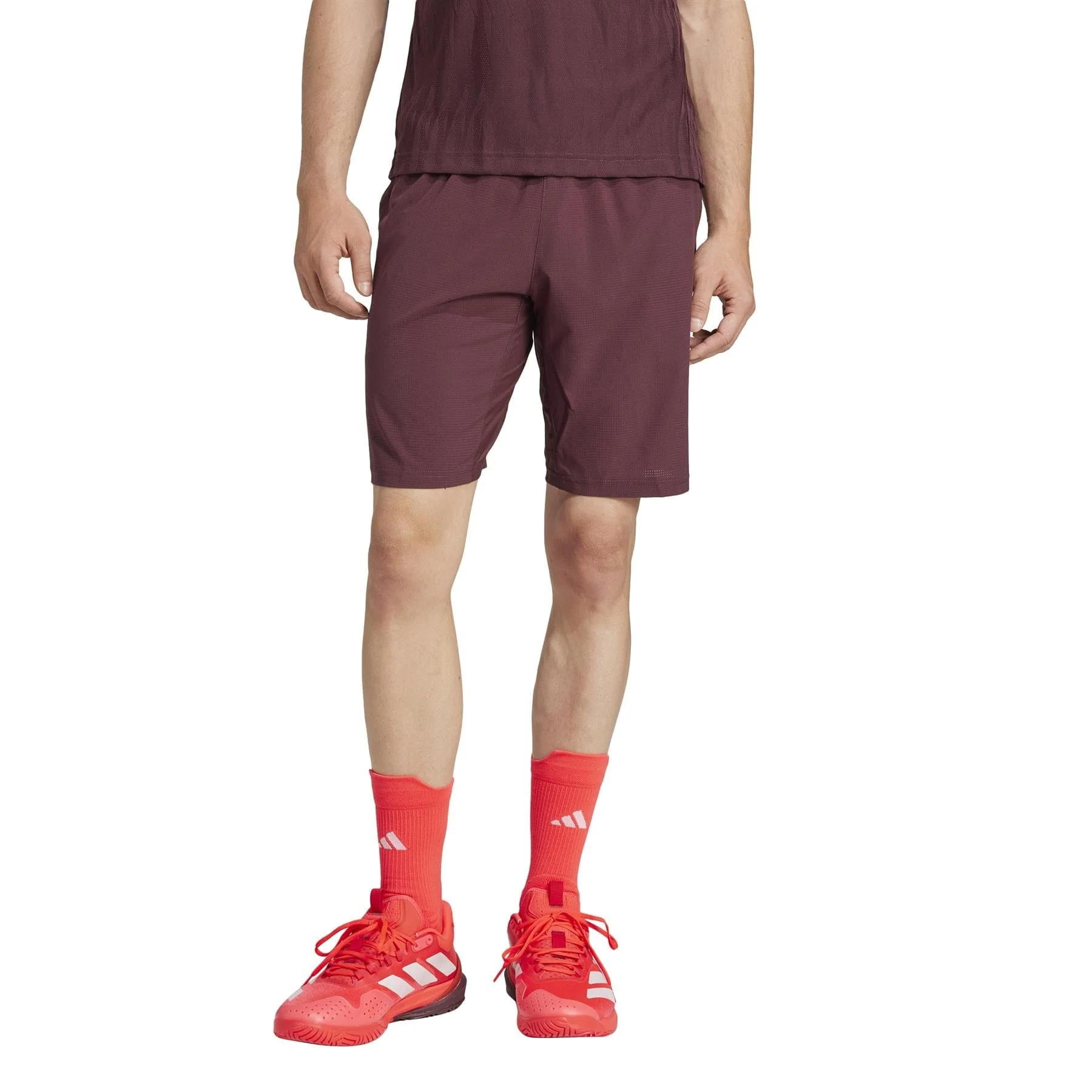 ADIDAS Ergo Mens Padel Shorts - Ruby - Image 3