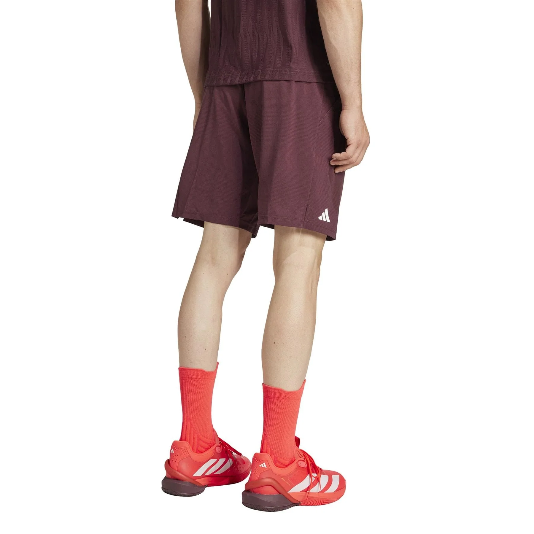 ADIDAS Ergo Mens Padel Shorts - Ruby - Image 4