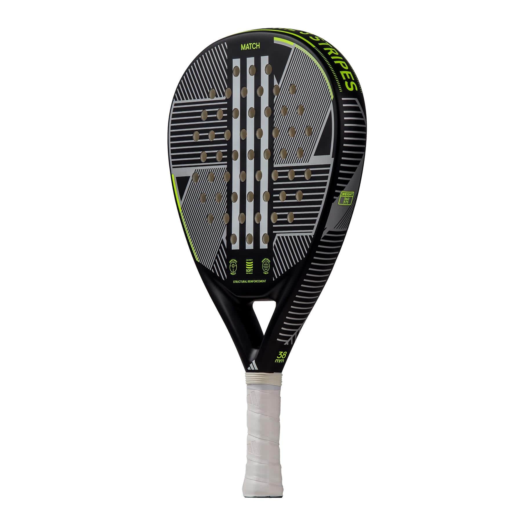 ADIDAS Match 3.3 Black / Lime Padel Racket - Image 3