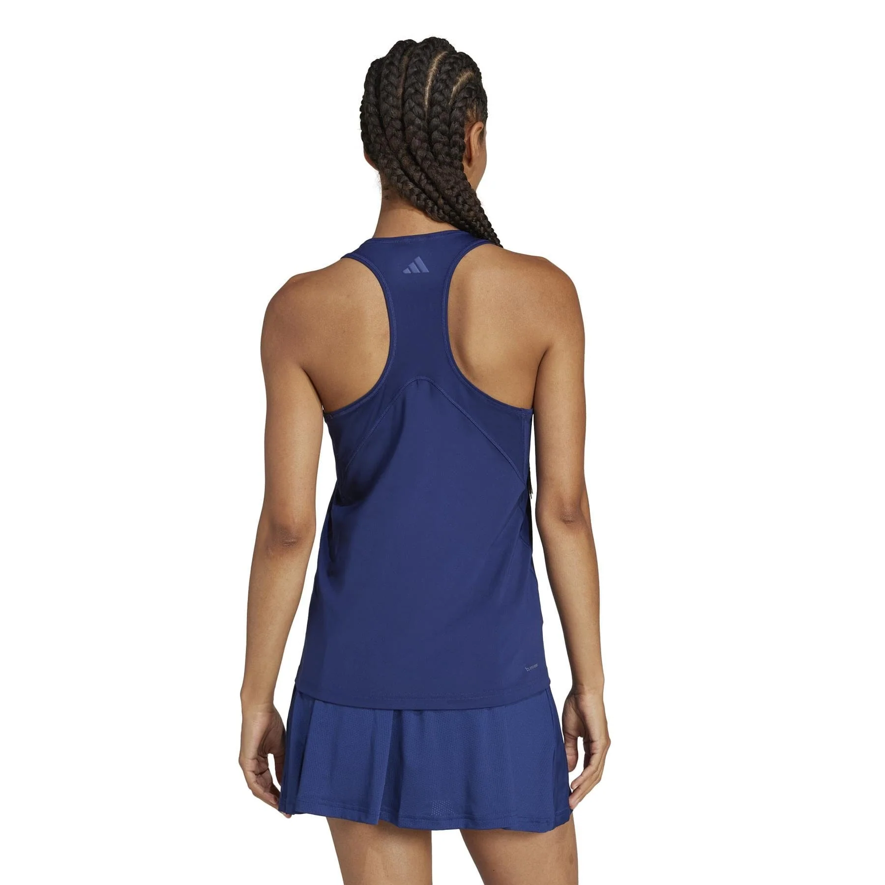 ADIDAS Womens Club Padel Tank Top - Navy - Image 4