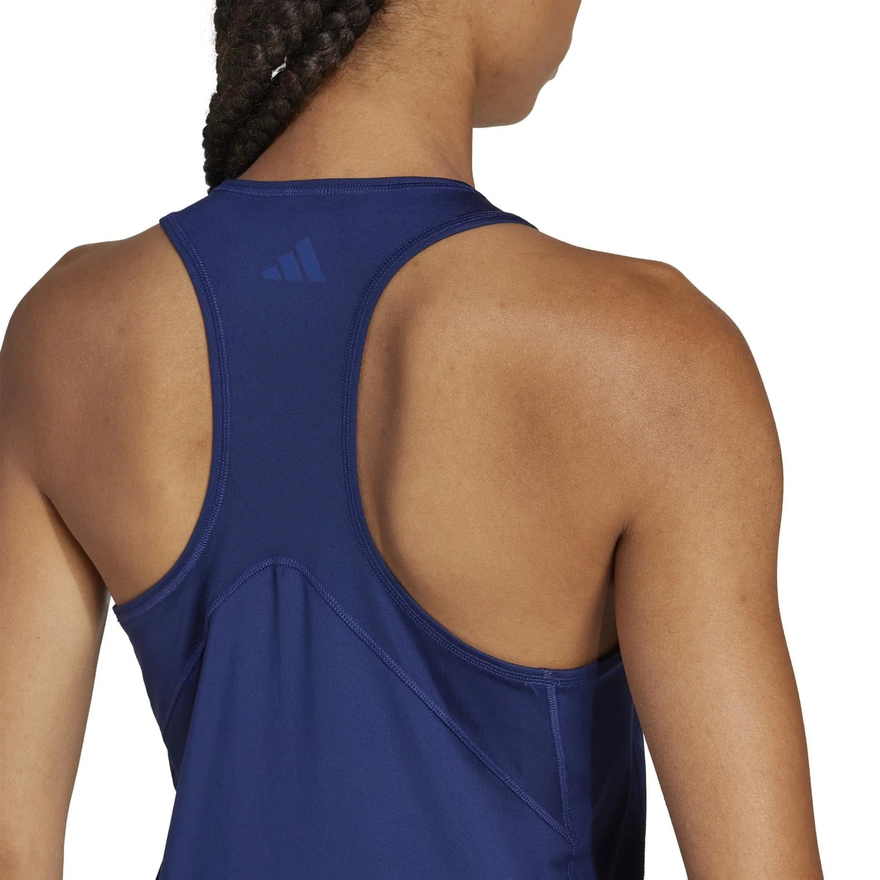 ADIDAS Womens Club Padel Tank Top - Navy - Image 5
