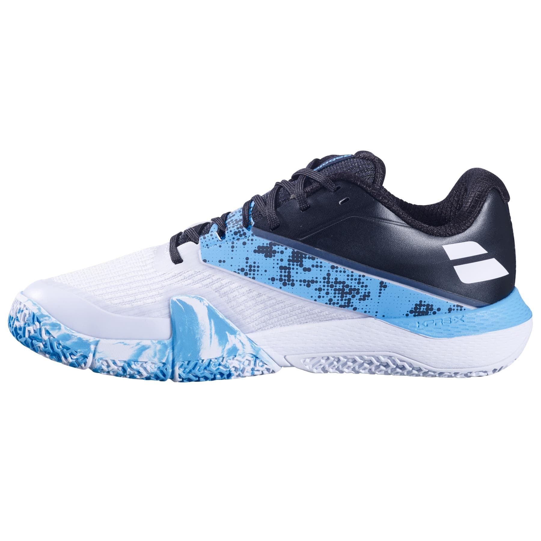 Babolat Movea 2 Mens Padel Shoes - White / Cyan Blue - Image 4