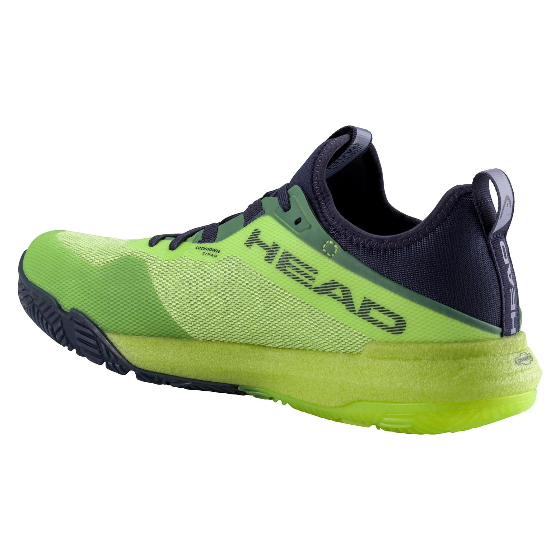 HEAD Motion Pro Mens Padel Shoes - Lime / Navy - Image 4