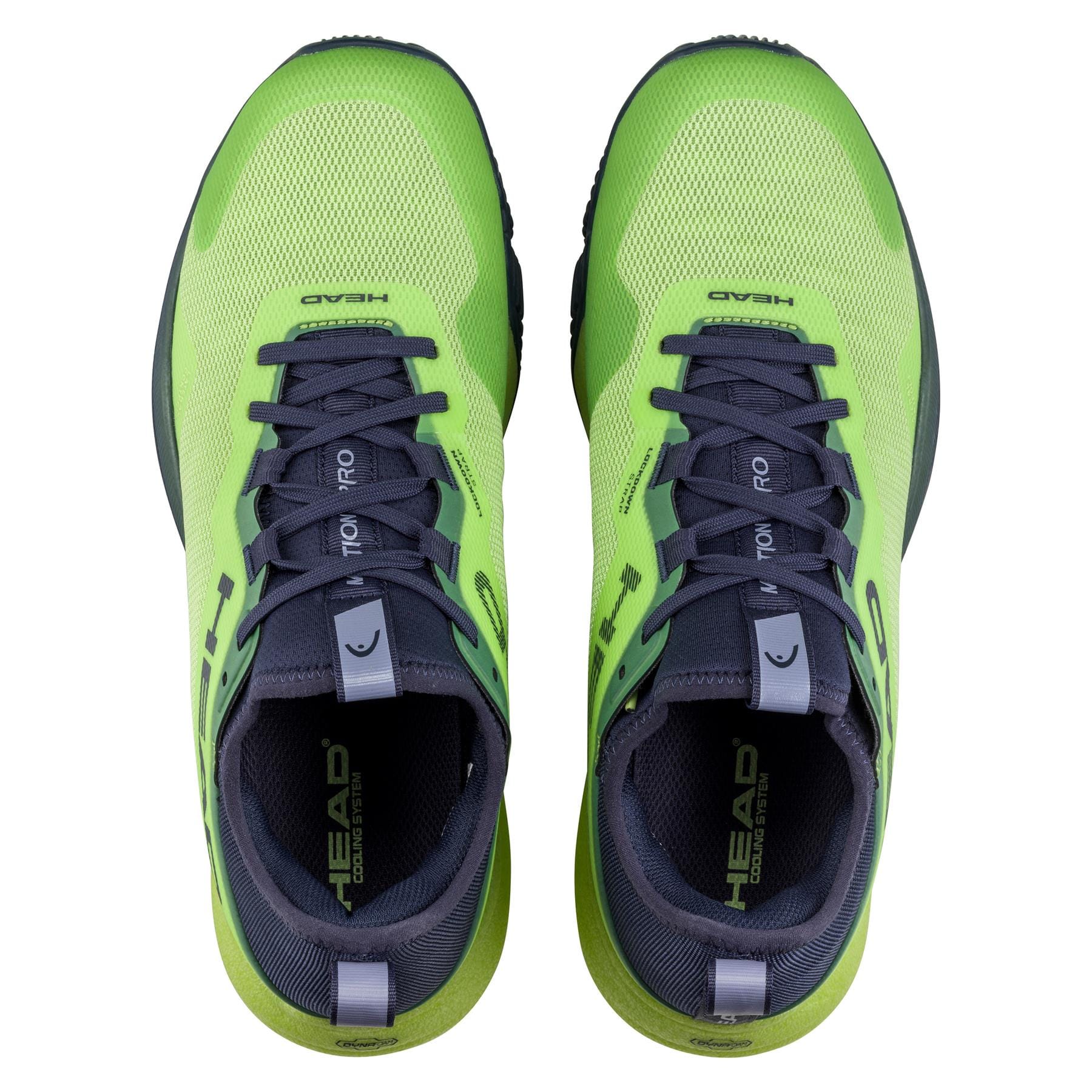 HEAD Motion Pro Mens Padel Shoes - Lime / Navy - Image 5
