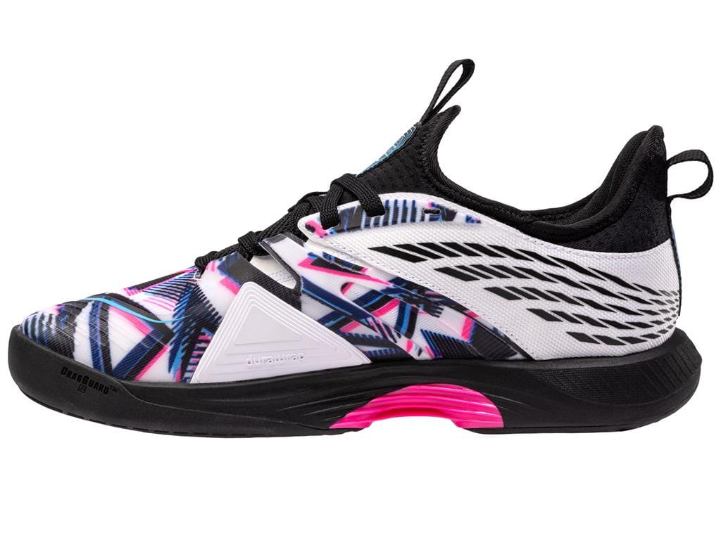 K-Swiss Speedtrac Padel Shoes - White / Black / Neon Pink - Image 6