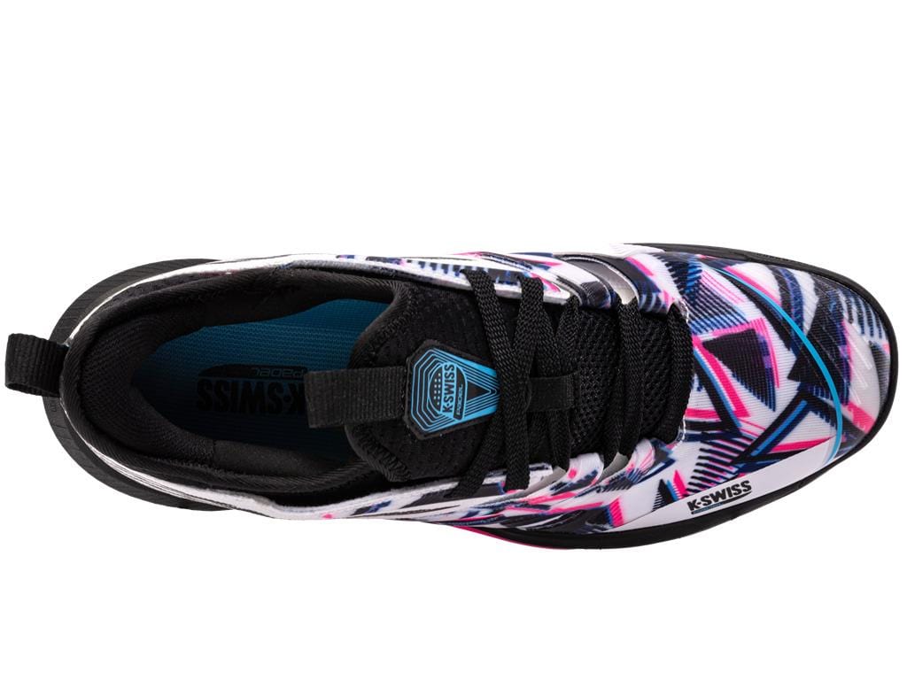 K-Swiss Speedtrac Padel Shoes - White / Black / Neon Pink - Image 8