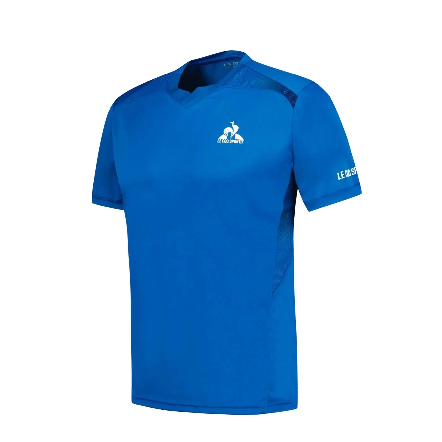 Le Coq Sportif Pro Mens Padel T-Shirt - Lapis Blue - Image 3