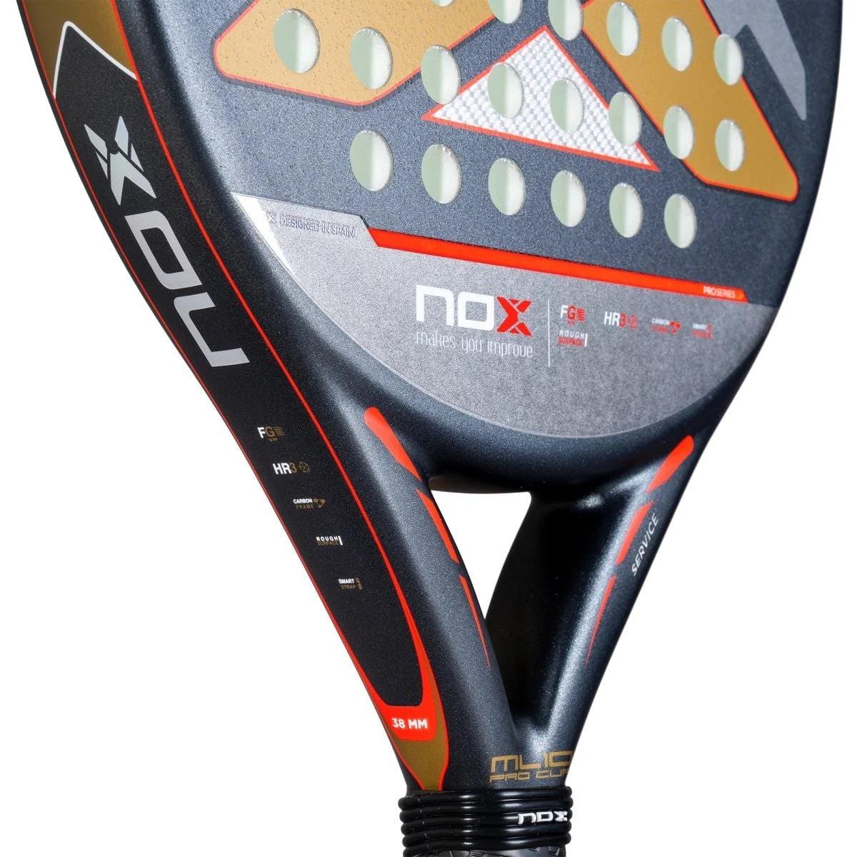 NOX ML10 Pro Cup Rough Surface By Miguel Lamperti 2025 Padel Racket - Image 5