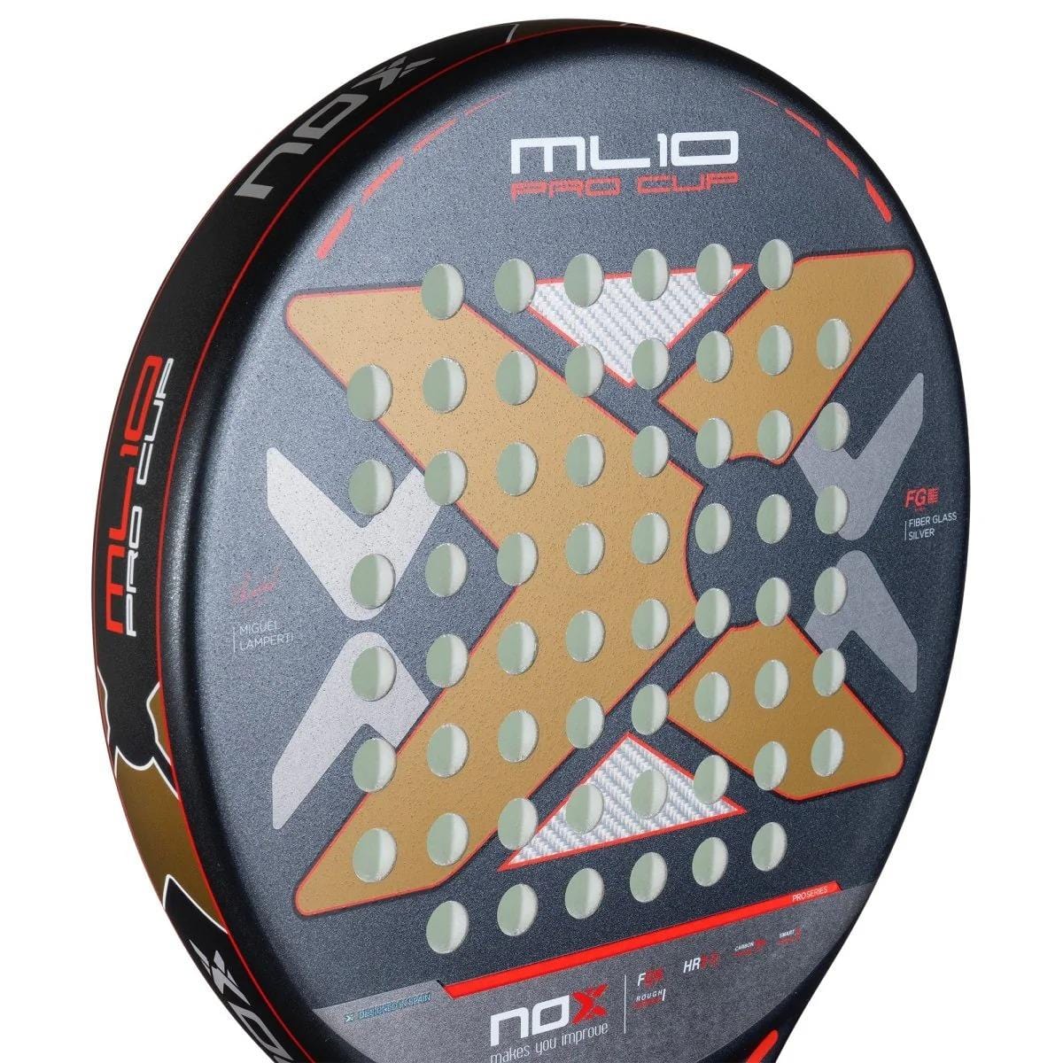 NOX ML10 Pro Cup Rough Surface By Miguel Lamperti 2025 Padel Racket - Image 6